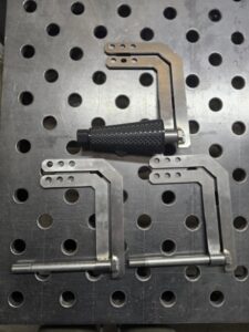 stainless steel double vector handle